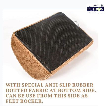under desk foot rest for leg pain relief and comfortable sitting during long office hours