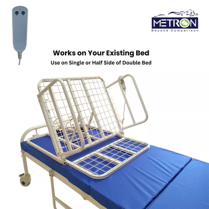 use on existing bed for patient care at home no hospital bed required India Metron
